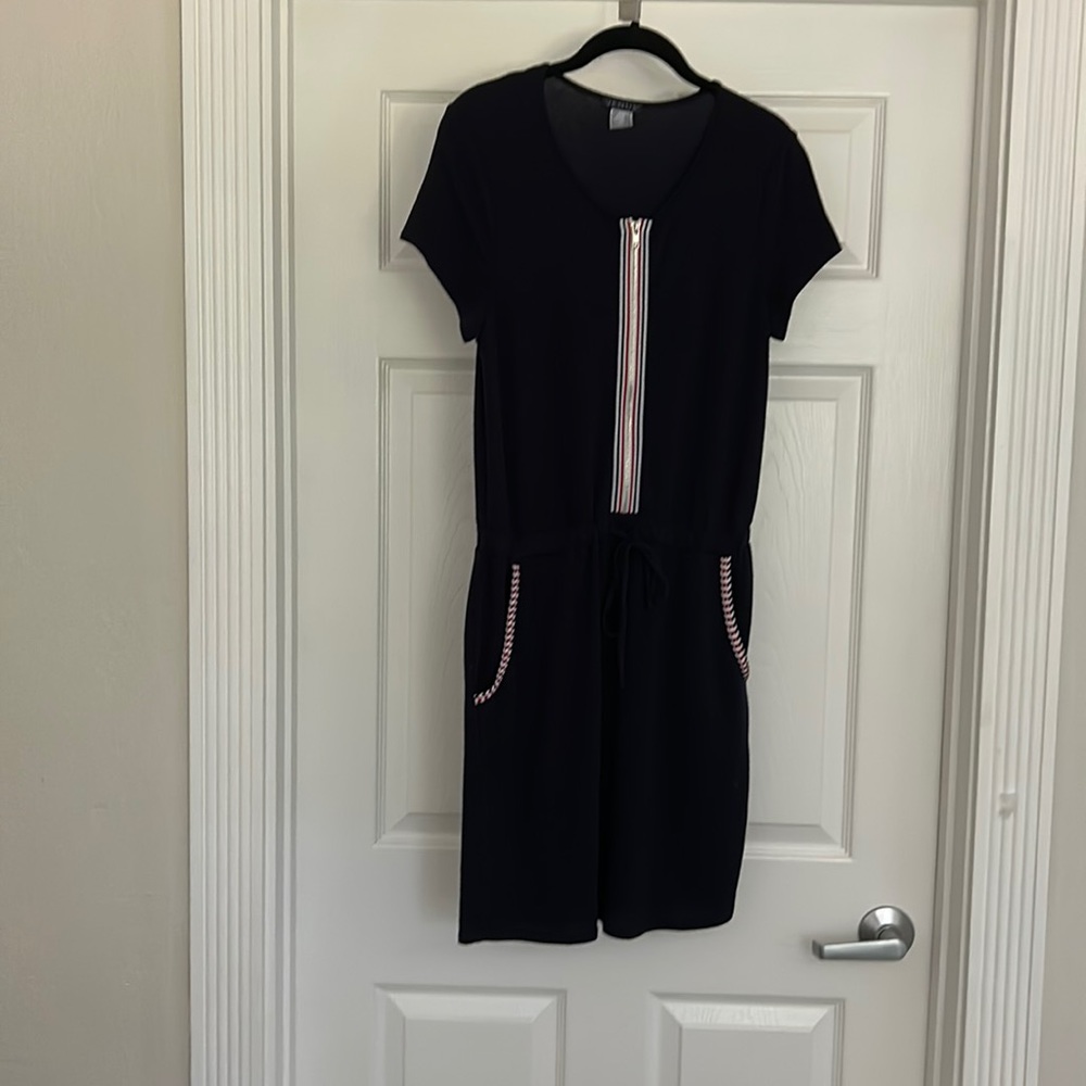 One piece women’s short summer casual dress.